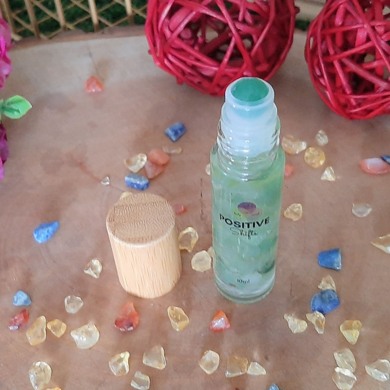 Happy-Health Blessings: Crystal Infused Hi-Vibe Roller Bottle
