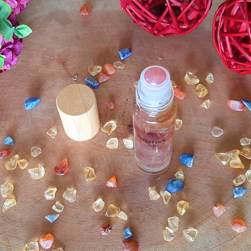 Crystal Infused Hi-Vibe Roller Bottle for Heart Chakra